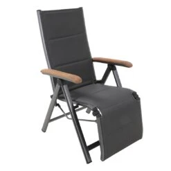 MWH Renovo Relaxliege Aluminium/Textilene Eisengrau/Anthrazit