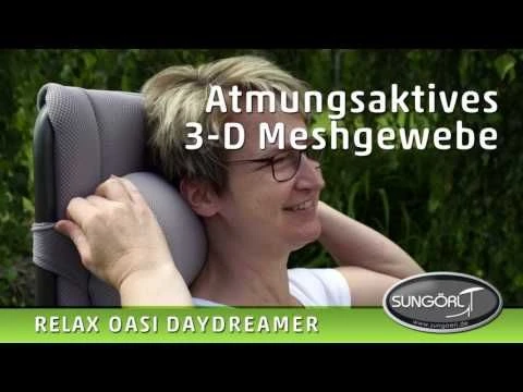Sungörl Oasi Daydreamer Relaxliege Stahl/3D-Gewebe Anthrazit/Natur 3 Sungörl Oasi Daydreamer Relaxliege Stahl/3D-Gewebe Anthrazit/Natur