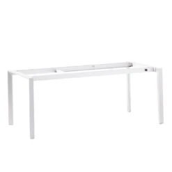 Sieger Gartentisch-Gestell 180/235/290x100 Cm Aluminium Weiß