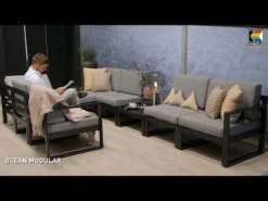 Kettler Ocean Gartentisch-Gestell 160x95 Cm Aluminium Silber