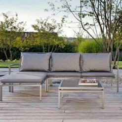 Stern Skelby Mittelmodul Aluminium/Textilene Graphit/Silbergrau 6 Stern Skelby Mittelmodul Aluminium/Textilene Graphit/Silbergrau -Gartenmöbelgeschäft 1027062 2