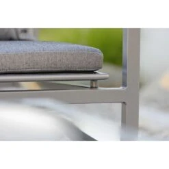 Stern Skelby Loungetisch 75x75cm Aluminium/Glas Graphit/Dunkelgrau -Gartenmöbelgeschäft 1027073 3