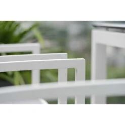 Stern Skelby Stapelsessel Aluminium/Textilene Weiß/Silber -Gartenmöbelgeschäft 1027117 3