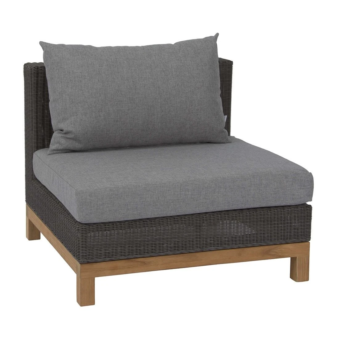 Stern Fontana Mittelmodul Teak/Geflecht Basaltgrau/Seidengrau 3 Stern Fontana Mittelmodul Teak/Geflecht Basaltgrau/Seidengrau