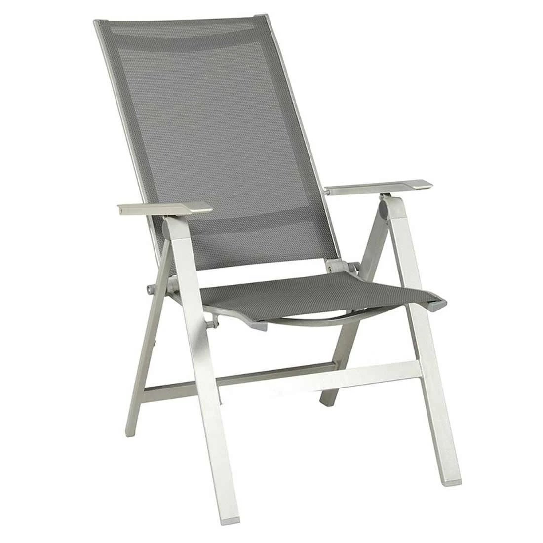 Acamp Urban Klappsessel Aluminium/Textilene Platin/Graphit 3 Acamp Urban Klappsessel Aluminium/Textilene Platin/Graphit