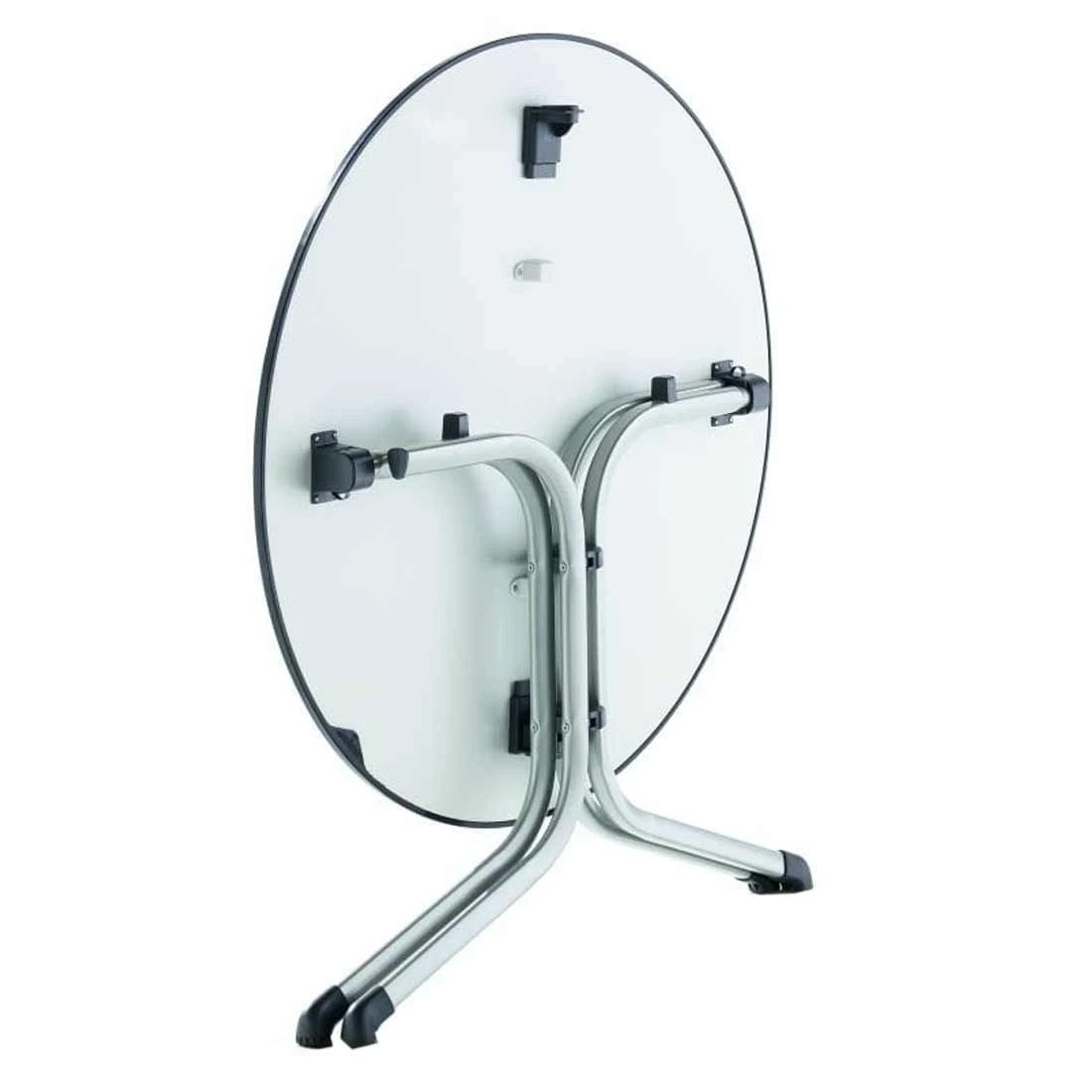 Sieger Boulevard Klapptisch Ø100cm Stahl/Vivodur Graphit/Schiefer Anthrazit 6 Sieger Boulevard Klapptisch Ø100cm Stahl/Vivodur Graphit/Schiefer Anthrazit – Bild 4