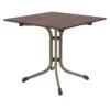 Sieger Boulevard Klapptisch 80x80cm Stahl/Vivodur Champagner/Schiefer Mocca -Gartenmöbelgeschäft 1088695 1
