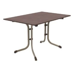 Sieger Boulevard Klapptisch 120x80cm Stahl/Vivodur Champagner/Schiefer Mocca -Gartenmöbelgeschäft 1088739 1 1