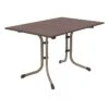 Sieger Boulevard Klapptisch 120x80cm Stahl/Vivodur Champagner/Schiefer Mocca -Gartenmöbelgeschäft 1088739 1