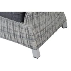 Siena Garden Corido Eck-/Endmodul Aluminium/Geflecht Inkl. Kissen Matt Weiß-Grau/Ice-Grey/Stone-Grey -Gartenmöbelgeschäft 1094426 4