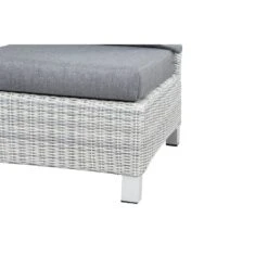 Siena Garden Corido Mittelmodul Aluminium/Geflecht Inkl. Kissen Matt Weiß-Grau/Ice-Grey/Stone-Grey -Gartenmöbelgeschäft 1094448 4