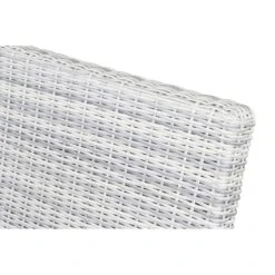 Siena Garden Corido Mittelmodul Aluminium/Geflecht Inkl. Kissen Matt Weiß-Grau/Ice-Grey/Stone-Grey -Gartenmöbelgeschäft 1094448 6