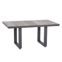 Siena Garden Corido Loungetisch 140x85 Cm Aluminium/Keramik Matt Anthrazit/Washed Grey