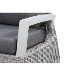 Siena Garden Corido Eck-/Endmodul Aluminium/Geflecht Inklusive Kissen Matt Weiß-Grau/Ice-Grey/Stone-Grey -Gartenmöbelgeschäft 1094646 5