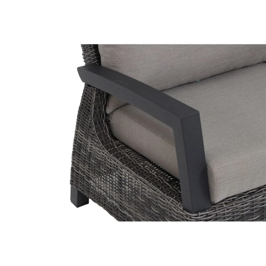 Siena Garden Corido Eck-/Endmodul Aluminium/Geflecht Inklusive Kissen Matt Anthrazit/Charcoal-Grey/Taupe 5 Siena Garden Corido Eck-/Endmodul Aluminium/Geflecht Inklusive Kissen Matt Anthrazit/Charcoal-Grey/Taupe – Bild 3