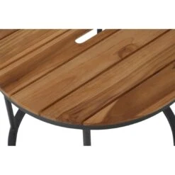 Siena Garden Baros 2er Set Beistelltische Aluminium/Teak Anthrazit -Gartenmöbelgeschäft 1102357 3