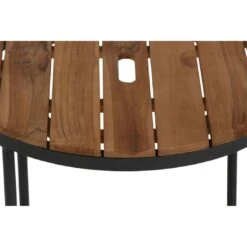 Siena Garden Baros 2er Set Beistelltische Aluminium/Teak Anthrazit -Gartenmöbelgeschäft 1102357 4