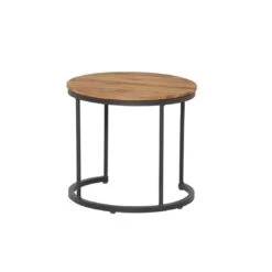 Siena Garden Baros 2er Set Beistelltische Aluminium/Teak Anthrazit -Gartenmöbelgeschäft 1102357 7