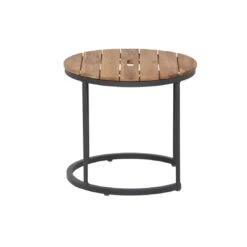 Siena Garden Baros 2er Set Beistelltische Aluminium/Teak Anthrazit -Gartenmöbelgeschäft 1102357 9