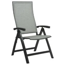 Stern Kari Klappsessel Aluminium/Textilene Anthrazit/Silber