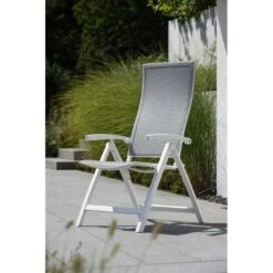 Stern Kari Klappsessel Aluminium/Textilene Weiß/Silber 6 Stern Kari Klappsessel Aluminium/Textilene Weiß/Silber -Gartenmöbelgeschäft 1108088 2