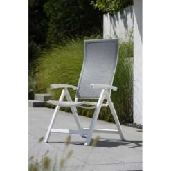 Stern Kari Klappsessel Aluminium/Textilene Weiß/Silber 7 Stern Kari Klappsessel Aluminium/Textilene Weiß/Silber -Gartenmöbelgeschäft 1108088 3