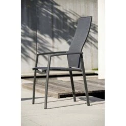 Stern Kari Hochlehner-Stapelsessel Aluminium/Textilene Anthrazit/Karbon -Gartenmöbelgeschäft 1109122 11
