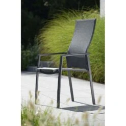 Stern Kari Hochlehner-Stapelsessel Aluminium/Textilene Anthrazit/Karbon -Gartenmöbelgeschäft 1109122 13