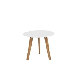 Siena Garden Alba Beistelltisch Teak/Aluminium Weiß -Gartenmöbelgeschäft 1118252 2 1