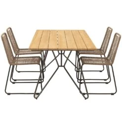 OUTLIV. Maranello Gartenmöbelset 5tlg Tisch 180x90cm Taupe 14 OUTLIV. Maranello Gartenmöbelset 5tlg Tisch 180x90cm Taupe -Gartenmöbelgeschäft 1171932 3