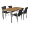 OUTLIV. Oviedo Gartenmöbelset 5-teilig Stapelsessel Mit Rimini Tisch 160x90 Cm Edelstahl/Schwarz 1 OUTLIV. Oviedo Gartenmöbelset 5-teilig Stapelsessel Mit Rimini Tisch 160x90 Cm Edelstahl/Schwarz -Gartenmöbelgeschäft 1177014 1
