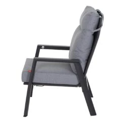Siena Garden Valencia Loungesessel Aluminium/Ranotex®-Gewebe Anthrazit Matt/Grau -Gartenmöbelgeschäft 1185968 3