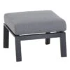 Siena Garden Valencia Loungehocker Aluminium/Ranotex®-Gewebe Anthrazit Matt/Grau -Gartenmöbelgeschäft 1186012 1