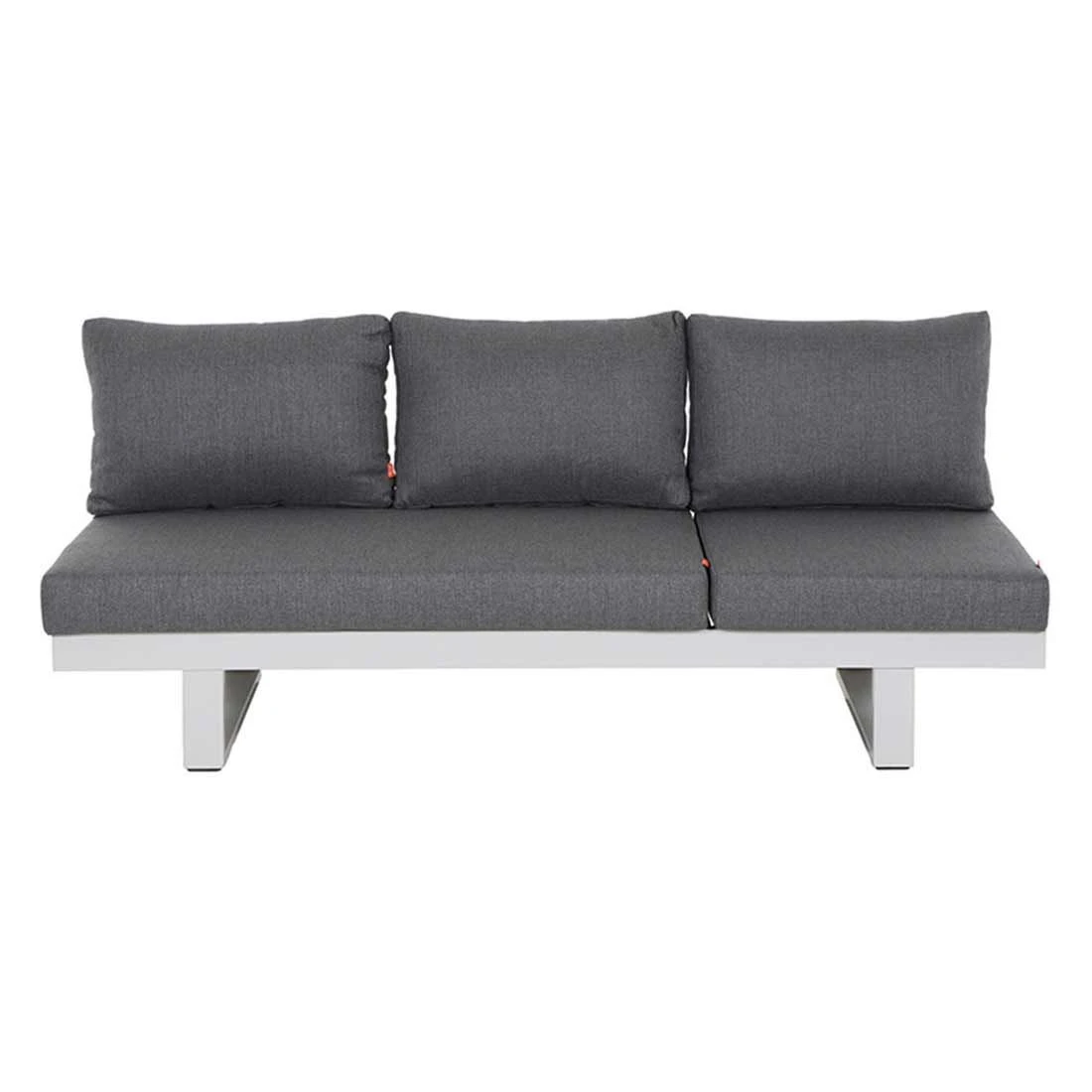 Siena Garden Avenia Loungebank 3-Sitzer Aluminium/Polypropylen Weiß Matt/Grau 4 Siena Garden Avenia Loungebank 3-Sitzer Aluminium/Polypropylen Weiß Matt/Grau – Bild 2