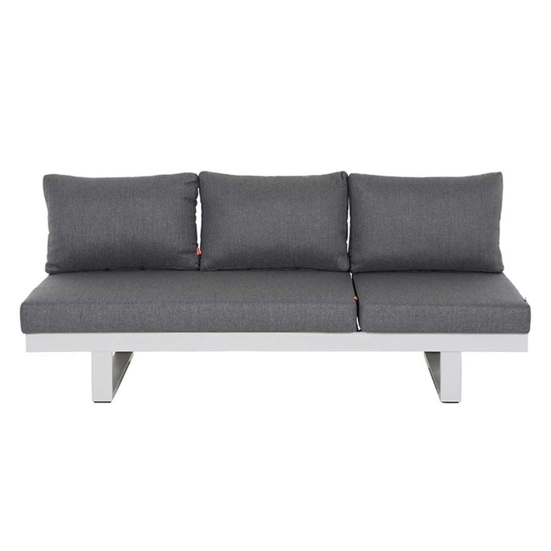 Siena Garden Avenia Loungebank 3-Sitzer Aluminium/Polypropylen Weiß Matt/Grau 10 Siena Garden Avenia Loungebank 3-Sitzer Aluminium/Polypropylen Weiß Matt/Grau – Bild 8