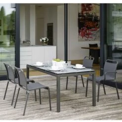 Stern Oskar Stapelstuhl Aluminium/Textilene Anthrazit/Karbon 22 Stern Oskar Stapelstuhl Aluminium/Textilene Anthrazit/Karbon -Gartenmöbelgeschäft 1201258 10