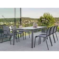 Stern Oskar Stapelstuhl Aluminium/Textilene Anthrazit/Karbon 23 Stern Oskar Stapelstuhl Aluminium/Textilene Anthrazit/Karbon -Gartenmöbelgeschäft 1201258 11