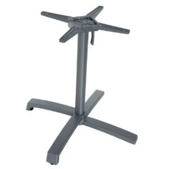 Stern Livorno Gartentisch-Gestell 80x80cm Aluminium Graphit