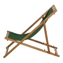 Siena Garden Aviro Liegestuhl Akazie/Polyester Natur/Grün -Gartenmöbelgeschäft 1204470 3