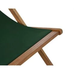 Siena Garden Aviro Liegestuhl Akazie/Polyester Natur/Grün -Gartenmöbelgeschäft 1204470 7