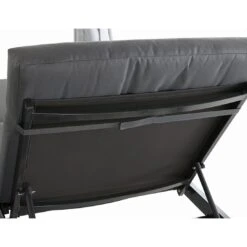 Siena Garden Waikiki Loungebett Inkl. Dach Aluminium/Textil Anthrazit/Hellgrau -Gartenmöbelgeschäft 1210696 12