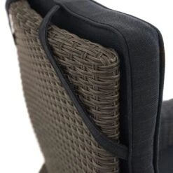 Ploß Rocking Gartensessel Geflecht/Polyester Grau-Braun-Meliert/Anthrazit 19 Ploß Rocking Gartensessel Geflecht/Polyester Grau-Braun-Meliert/Anthrazit -Gartenmöbelgeschäft 1242420 9