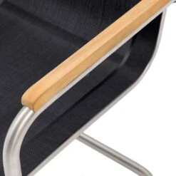 OUTLIV. Maui Freischwinger Edelstahl/Textilene Edelstahl/Schwarz -Gartenmöbelgeschäft 1246435 5