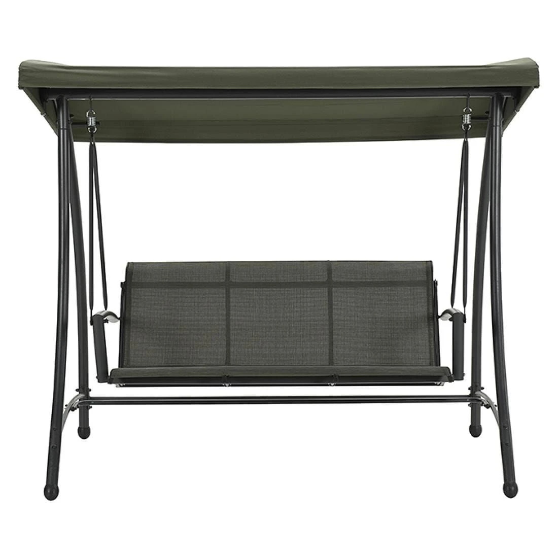 OUTLIV. Rubens Hollywoodschaukel Stahl/Textilene Carbon Black/Moosgrün 4 OUTLIV. Rubens Hollywoodschaukel Stahl/Textilene Carbon Black/Moosgrün – Bild 2