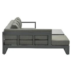 Garden Impressions Esmee Ecklounge 3-tlg. Aluminium/Polster Carbon Black/Mystic Grey -Gartenmöbelgeschäft 1247469 6