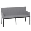 Siena Garden Ricardo Gartenbank Aluminium/Texfabric Anthrazit/Schiefergrau -Gartenmöbelgeschäft 1247579 1