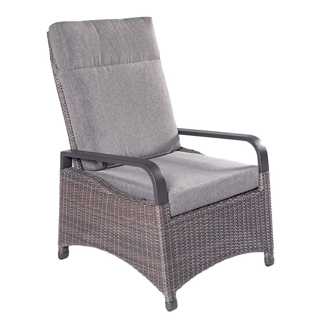 LC Garden Komido Gartensessel Aluminium/Geflecht Anthrazit/Omega Braun 3 LC Garden Komido Gartensessel Aluminium/Geflecht Anthrazit/Omega Braun