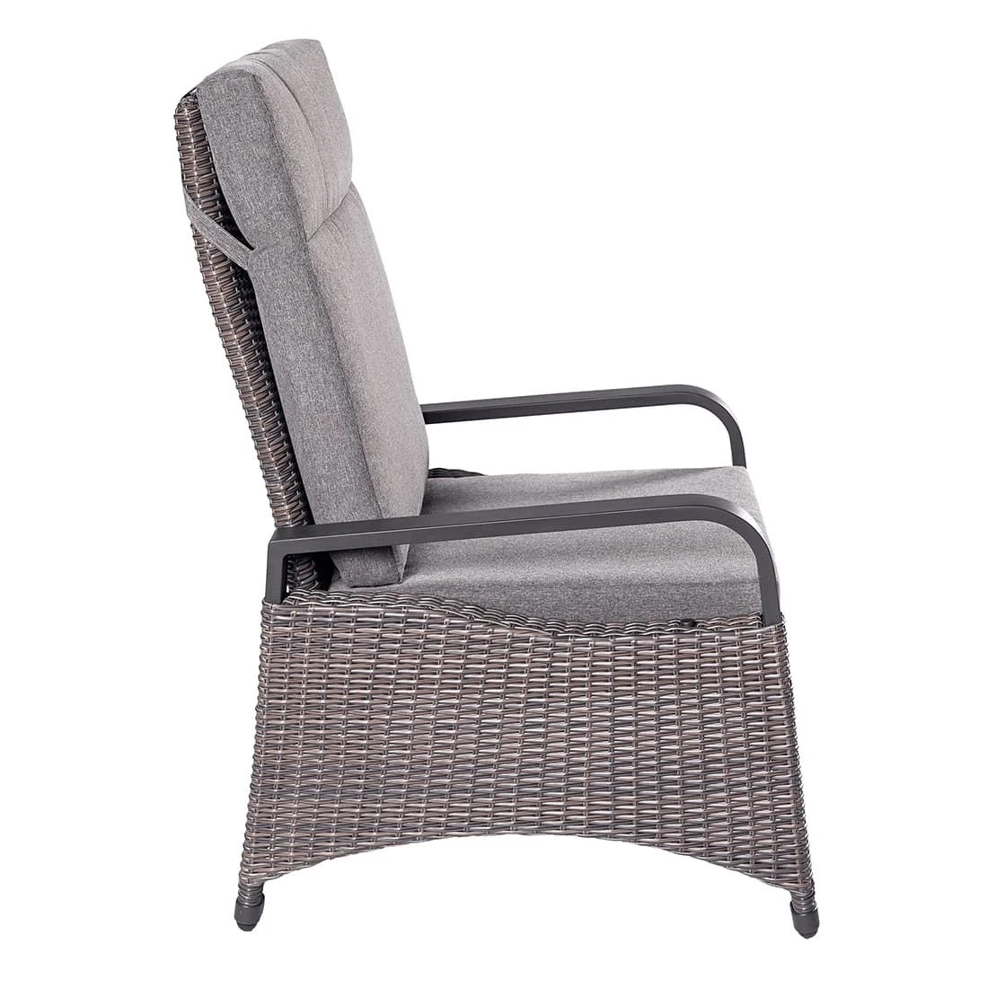 LC Garden Komido Gartensessel Aluminium/Geflecht Anthrazit/Omega Braun 5 LC Garden Komido Gartensessel Aluminium/Geflecht Anthrazit/Omega Braun – Bild 3