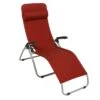 Sungörl Dreamliner Bäderliege Aluminium/Olefin Silber/Kabana Red -Gartenmöbelgeschäft 1253860 1