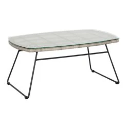 OUTLIV. Brisbane Loungetisch 100x60 Cm Aluminium/Geflecht Mixed Brown